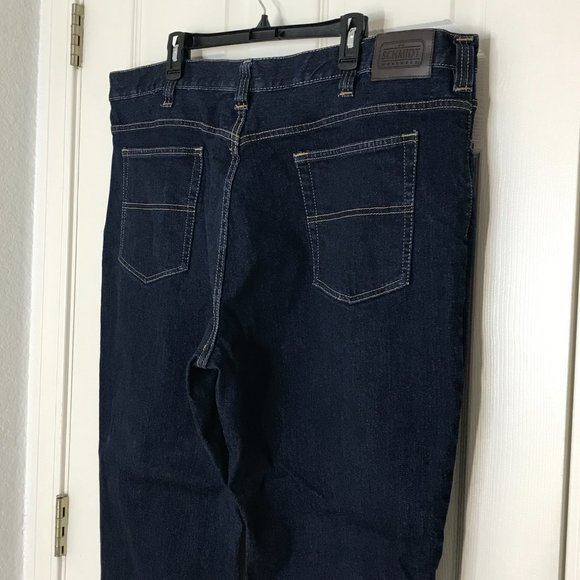 🚜C.E. Schmidt Workwear Men's Jeans | Dark Blue | Size 44W x 30L - Picture 6 of 12